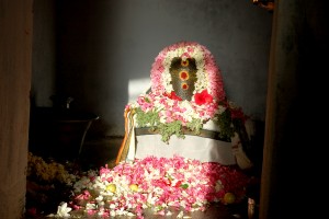 Sun worshipping Eshwar by rays